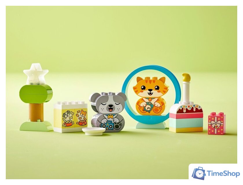 Конструктор LEGO Duplo 10977 Мой первый щенок и котёнок и их звуки - Изображение №6 — Интернет-магазин Time-Shop