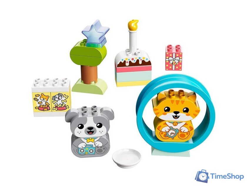 Конструктор LEGO Duplo 10977 Мой первый щенок и котёнок и их звуки - Изображение №2 — Интернет-магазин Time-Shop
