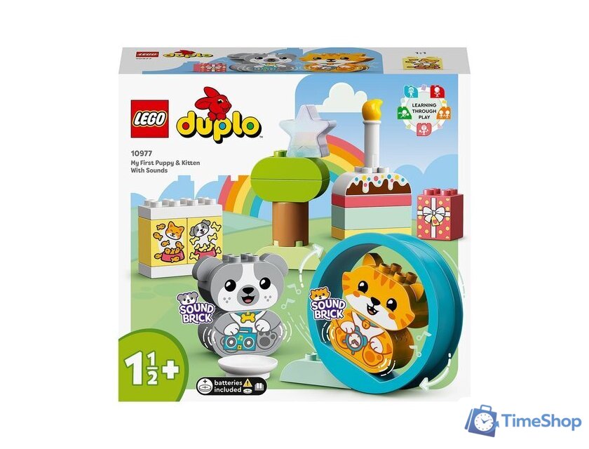 Конструктор LEGO Duplo 10977 Мой первый щенок и котёнок и их звуки - Изображение №7 — Интернет-магазин Time-Shop