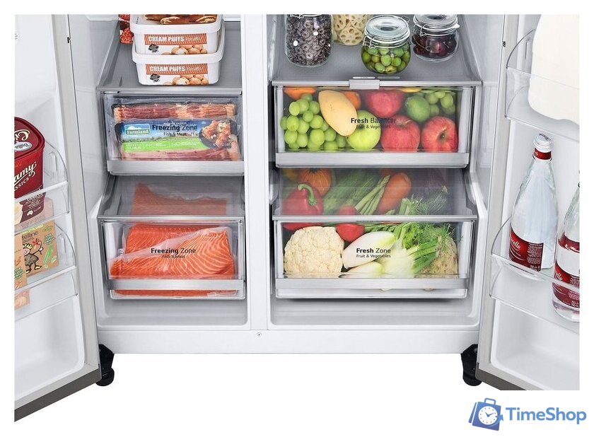 Холодильник side by side LG InstaView GSGV80PYLL - Изображение №13 — Интернет-магазин Time-Shop