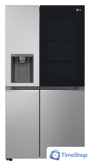 Холодильник side by side LG InstaView GSGV80PYLL - Изображение №2 — Интернет-магазин Time-Shop
