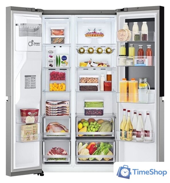 Холодильник side by side LG InstaView GSGV80PYLL - Изображение №3 — Интернет-магазин Time-Shop