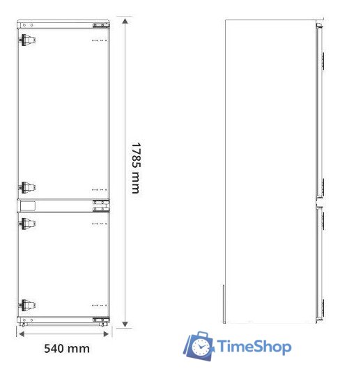 Холодильник Berg CZZ178LWM02 - Изображение №4 — Интернет-магазин Time-Shop