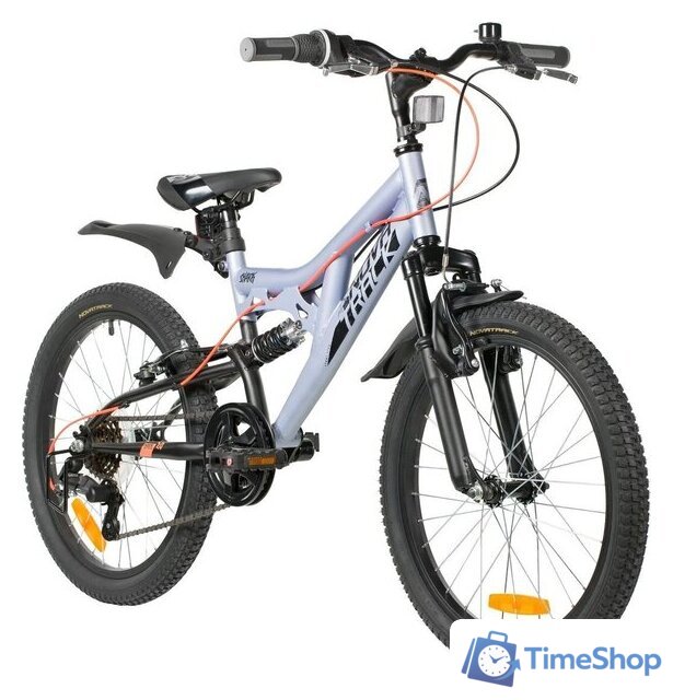 Детский велосипед Novatrack Shark 20 20SS6V.SHARK.GRB6 (серо-голубой) - Изображение №2 — Интернет-магазин Time-Shop