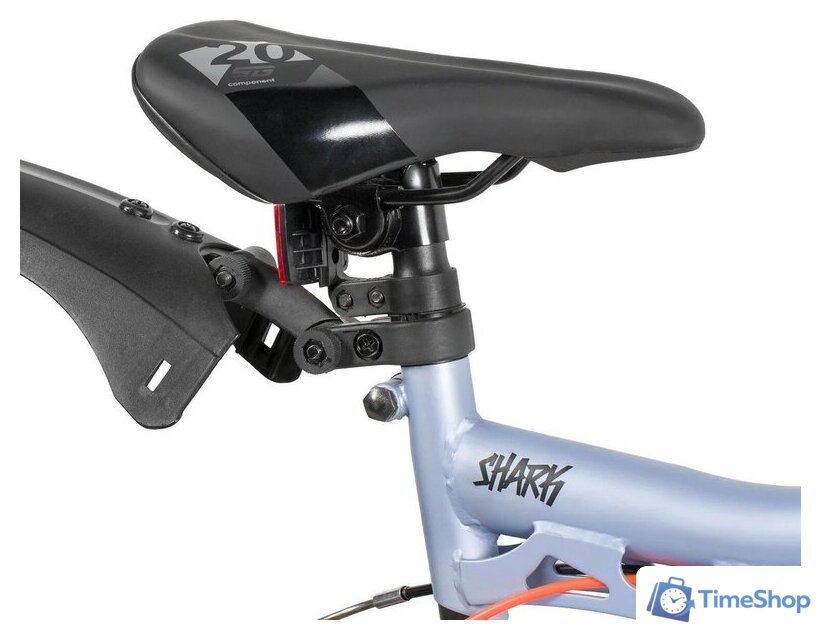 Детский велосипед Novatrack Shark 20 20SS6V.SHARK.GRB6 (серо-голубой) - Изображение №8 — Интернет-магазин Time-Shop