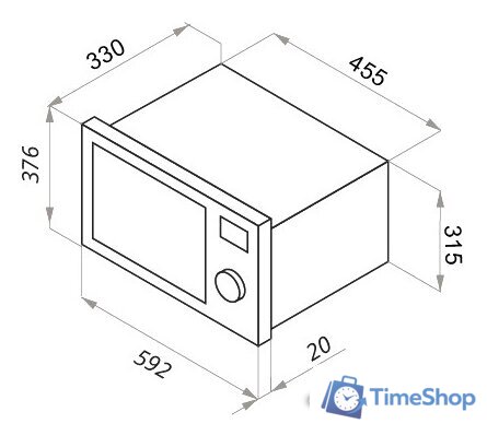 Микроволновая печь MAUNFELD JBMO.20.5S - Изображение №3 — Интернет-магазин Time-Shop