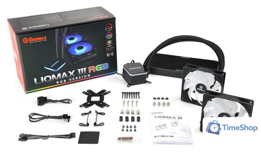 Система жидкостного охлаждения для процессора Enermax LIQMAX III RGB 240 ELC-LMT240-RGB - Изображение №5 — Интернет-магазин Time-Shop