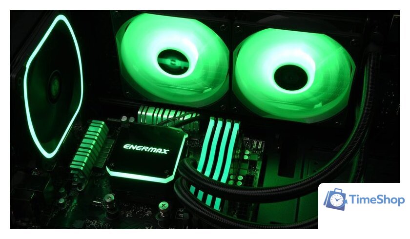 Система жидкостного охлаждения для процессора Enermax LIQMAX III RGB 240 ELC-LMT240-RGB - Изображение №7 — Интернет-магазин Time-Shop