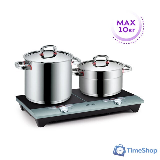 Настольная плита Kitfort KT-155 - Изображение №4 — Интернет-магазин Time-Shop