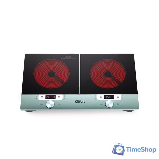 Настольная плита Kitfort KT-155 - Изображение №2 — Интернет-магазин Time-Shop