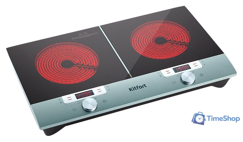 Настольная плита Kitfort KT-155 - Изображение №1 — Интернет-магазин Time-Shop