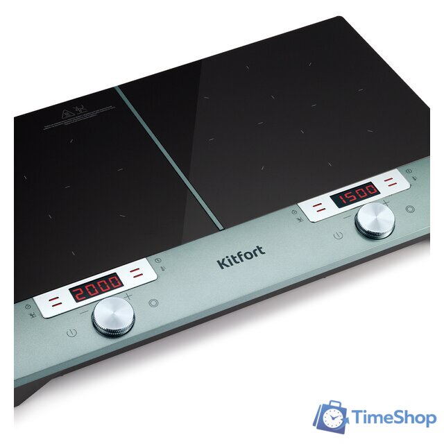 Настольная плита Kitfort KT-155 - Изображение №3 — Интернет-магазин Time-Shop