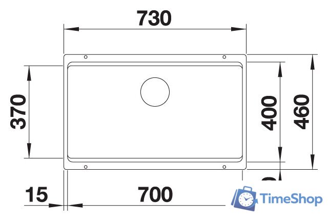Кухонная мойка Blanco Etagon 700-U (белый) - Изображение №2 — Интернет-магазин Time-Shop