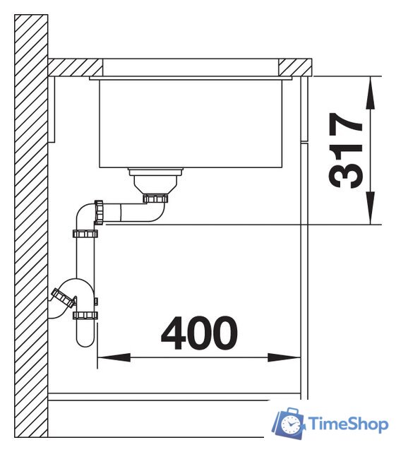 Кухонная мойка Blanco Etagon 700-U (белый) - Изображение №5 — Интернет-магазин Time-Shop