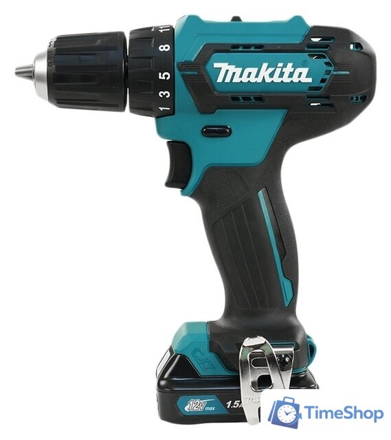 Дрель-шуруповерт Makita DF333DWYE (с 2-мя АКБ, кейс) - Изображение №1 — Интернет-магазин Time-Shop