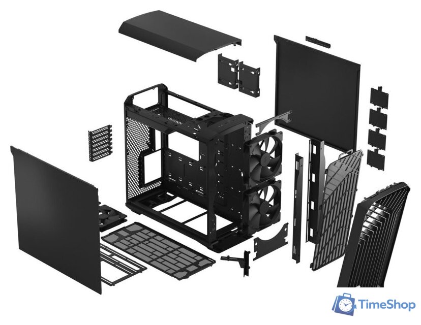 Корпус Fractal Design Torrent Black Solid FD-C-TOR1A-05 - Изображение №22 — Интернет-магазин Time-Shop