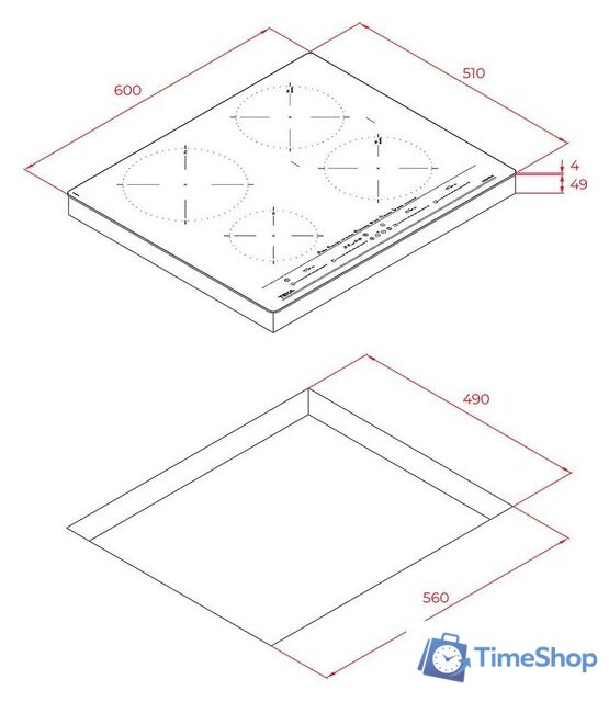 Варочная панель TEKA IZC 64630 MST (черный) - Изображение №10 — Интернет-магазин Time-Shop