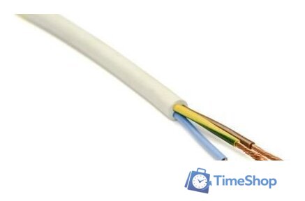 Провод силовой ВЭКЗ ПВС 3x2.5 (100 м, белый) - Изображение №2 — Интернет-магазин Time-Shop