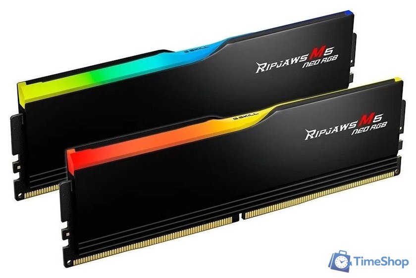 Оперативная память G.Skill Ripjaws M5 Neo RGB 2x32ГБ DDR5 6000 МГц F5-6000J3636F32GX2-RM5NRK - Изображение №3 — Интернет-магазин Time-Shop