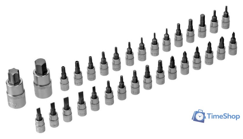 Универсальный набор инструментов Denzel 15807 (216 предметов) - Изображение №15 — Интернет-магазин Time-Shop