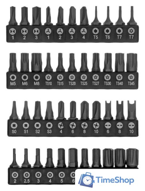 Универсальный набор инструментов Denzel 15807 (216 предметов) - Изображение №20 — Интернет-магазин Time-Shop