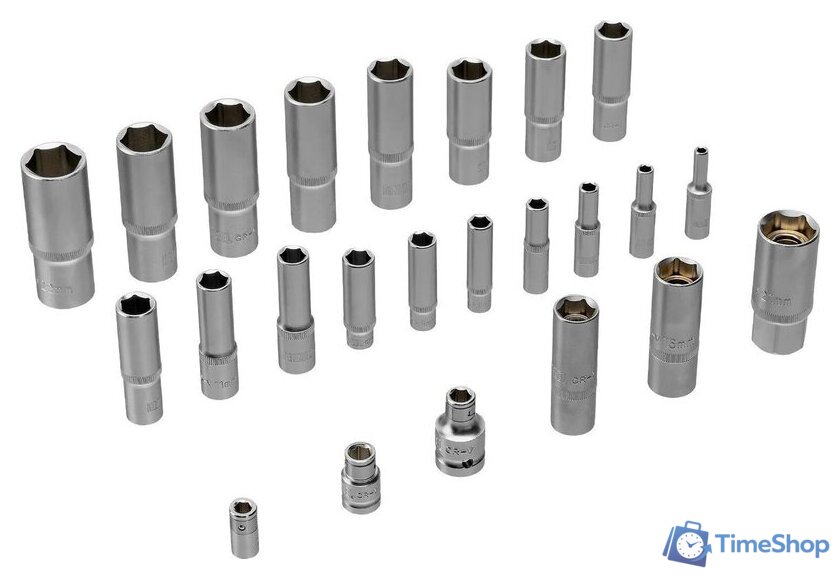 Универсальный набор инструментов Denzel 15807 (216 предметов) - Изображение №16 — Интернет-магазин Time-Shop