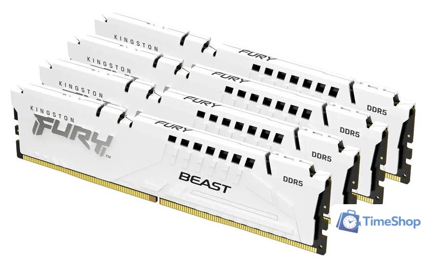 Оперативная память Kingston FURY Beast 4x16ГБ DDR5 5600 МГц KF556C40BWK4-64 - Изображение №1 — Интернет-магазин Time-Shop