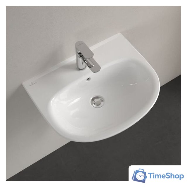 Умывальник Villeroy & Boch O.Novo 4A4055R1 - Изображение №5 — Интернет-магазин Time-Shop