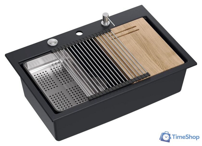 Кухонная мойка Quadron HQM7650U7BS - Изображение №5 — Интернет-магазин Time-Shop