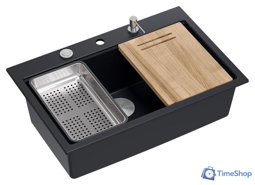 Кухонная мойка Quadron HQM7650U7BS - Изображение №1 — Интернет-магазин Time-Shop
