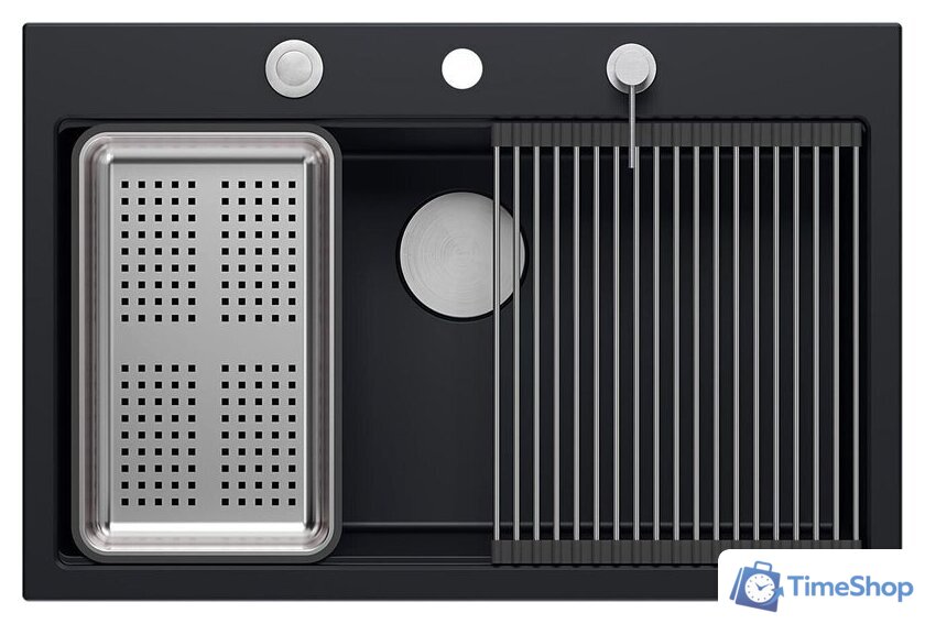 Кухонная мойка Quadron HQM7650U7BS - Изображение №3 — Интернет-магазин Time-Shop