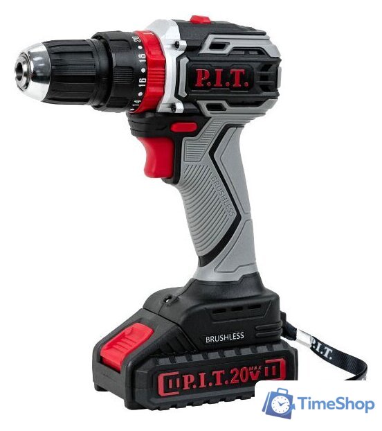 Ударная дрель-шуруповерт P.I.T. PSR18-D4 (с 2-мя АКБ, кейс, набор оснастки) - Изображение №1 — Интернет-магазин Time-Shop