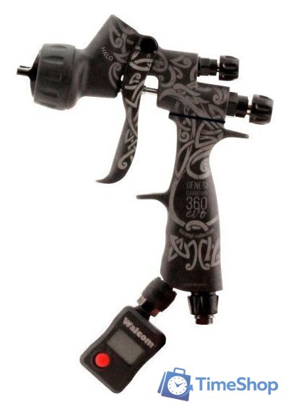 Краскопульт Walcom Genesi Carbonio EVO HTE Base 973013EBМ - Изображение №2 — Интернет-магазин Time-Shop