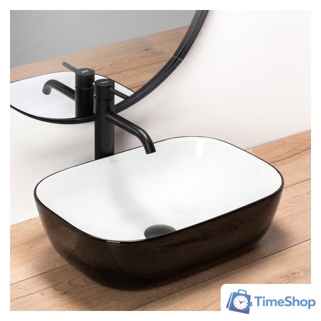 Умывальник Rea Belinda (белый/черный) - Изображение №5 — Интернет-магазин Time-Shop