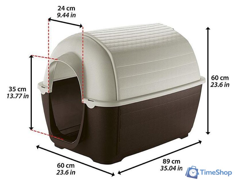 Будка Ferplast Kenny 03 87201921 - Изображение №2 — Интернет-магазин Time-Shop