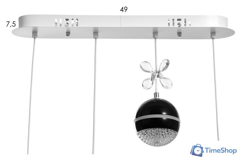 Подвесная люстра BayerLux Сенден 9951724 (белый) - Изображение №12 — Интернет-магазин Time-Shop