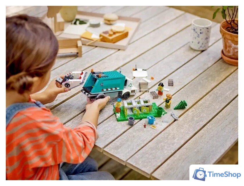 Конструктор LEGO City 60386 Грузовик для переработки отходов - Изображение №8 — Интернет-магазин Time-Shop