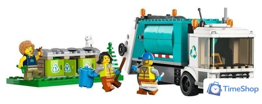 Конструктор LEGO City 60386 Грузовик для переработки отходов - Изображение №2 — Интернет-магазин Time-Shop