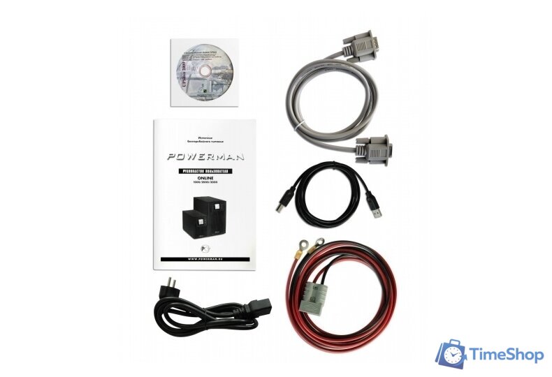 Источник бесперебойного питания Powerman Online 2000 Plus - Изображение №4 — Интернет-магазин Time-Shop
