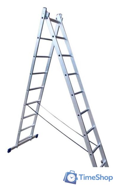 Лестница-трансформер Stairs AL209 (2x9 ступеней) - Изображение №1 — Интернет-магазин Time-Shop