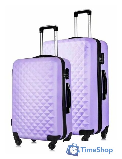 Чемодан-спиннер L'Case Phatthaya BCP-1202 (M, лиловый) - Изображение №11 — Интернет-магазин Time-Shop
