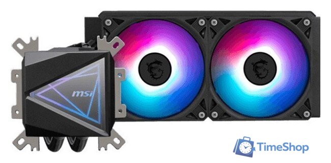 Система жидкостного охлаждения для процессора MSI MAG CoreLiquid I240 (черный) - Изображение №1 — Интернет-магазин Time-Shop