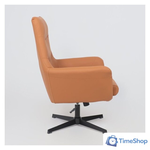 Офисное кресло AksHome Hudson (экокожа, охра PU-17/черный) - Изображение №6 — Интернет-магазин Time-Shop