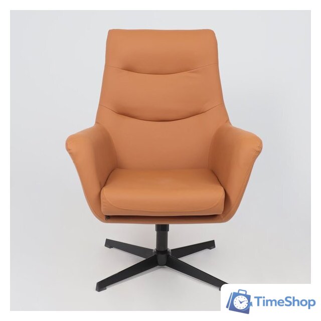 Офисное кресло AksHome Hudson (экокожа, охра PU-17/черный) - Изображение №4 — Интернет-магазин Time-Shop