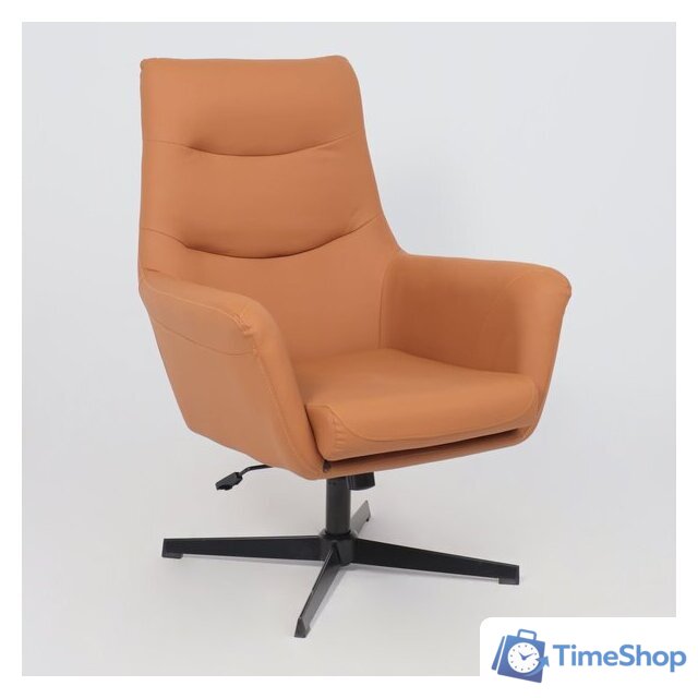 Офисное кресло AksHome Hudson (экокожа, охра PU-17/черный) - Изображение №5 — Интернет-магазин Time-Shop
