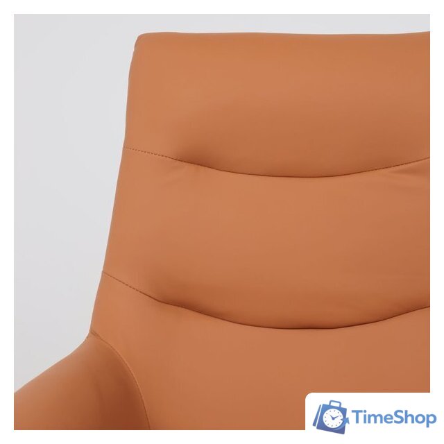 Офисное кресло AksHome Hudson (экокожа, охра PU-17/черный) - Изображение №11 — Интернет-магазин Time-Shop