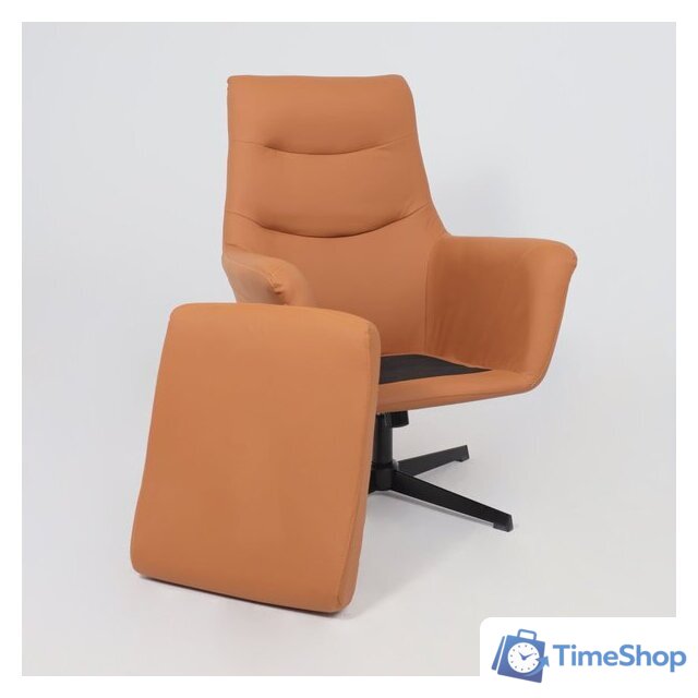 Офисное кресло AksHome Hudson (экокожа, охра PU-17/черный) - Изображение №16 — Интернет-магазин Time-Shop