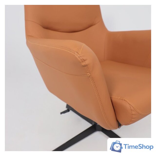 Офисное кресло AksHome Hudson (экокожа, охра PU-17/черный) - Изображение №9 — Интернет-магазин Time-Shop