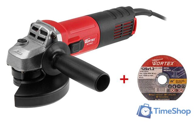 Угловая шлифмашина Wortex AG 1209-3 0329155 - Изображение №1 — Интернет-магазин Time-Shop