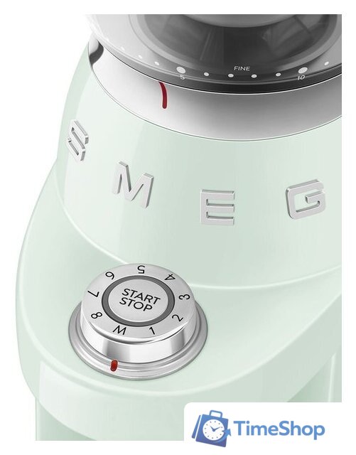 Электрическая кофемолка Smeg CGF03PGEU - Изображение №3 — Интернет-магазин Time-Shop